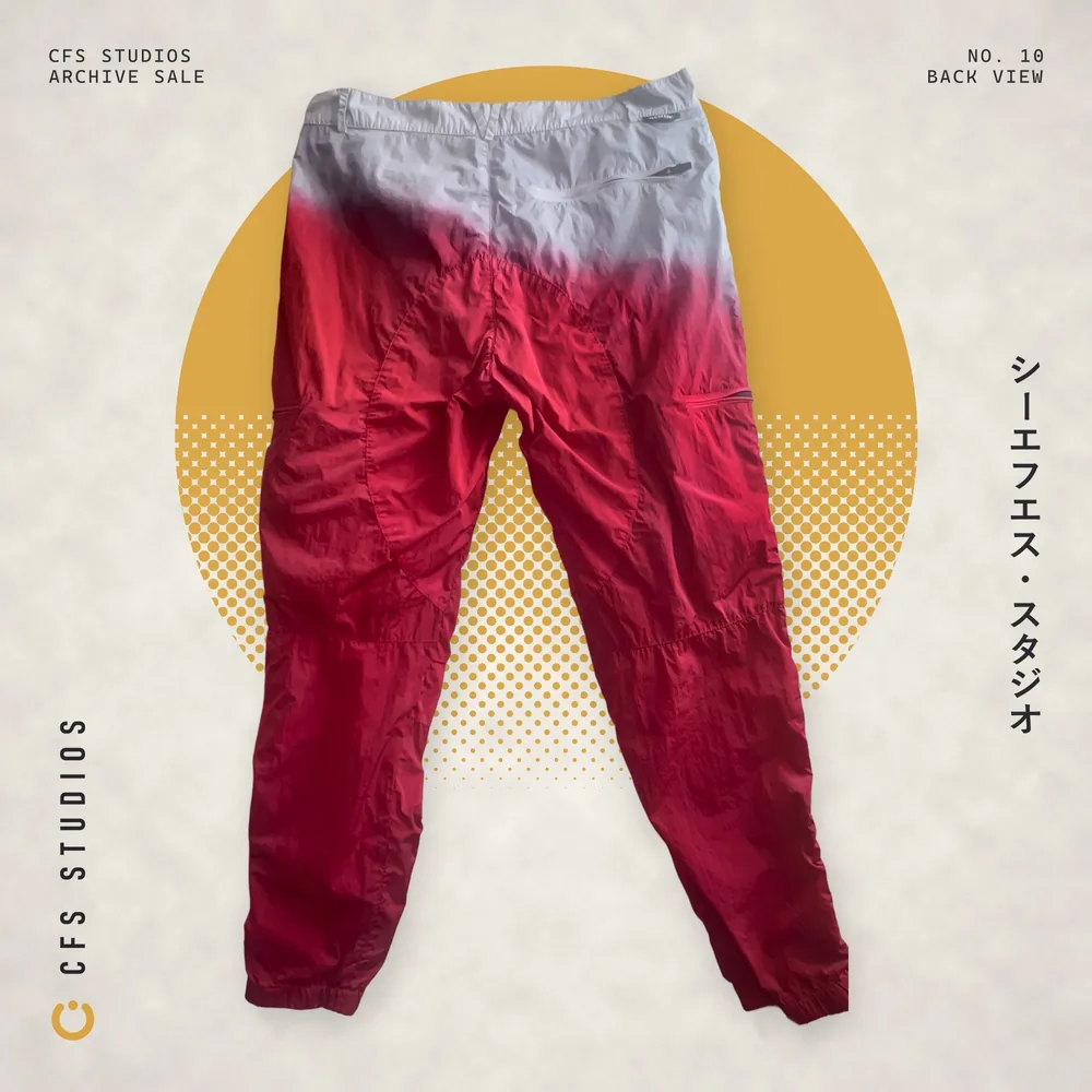 NEMEN Dip-Dye Pants, back